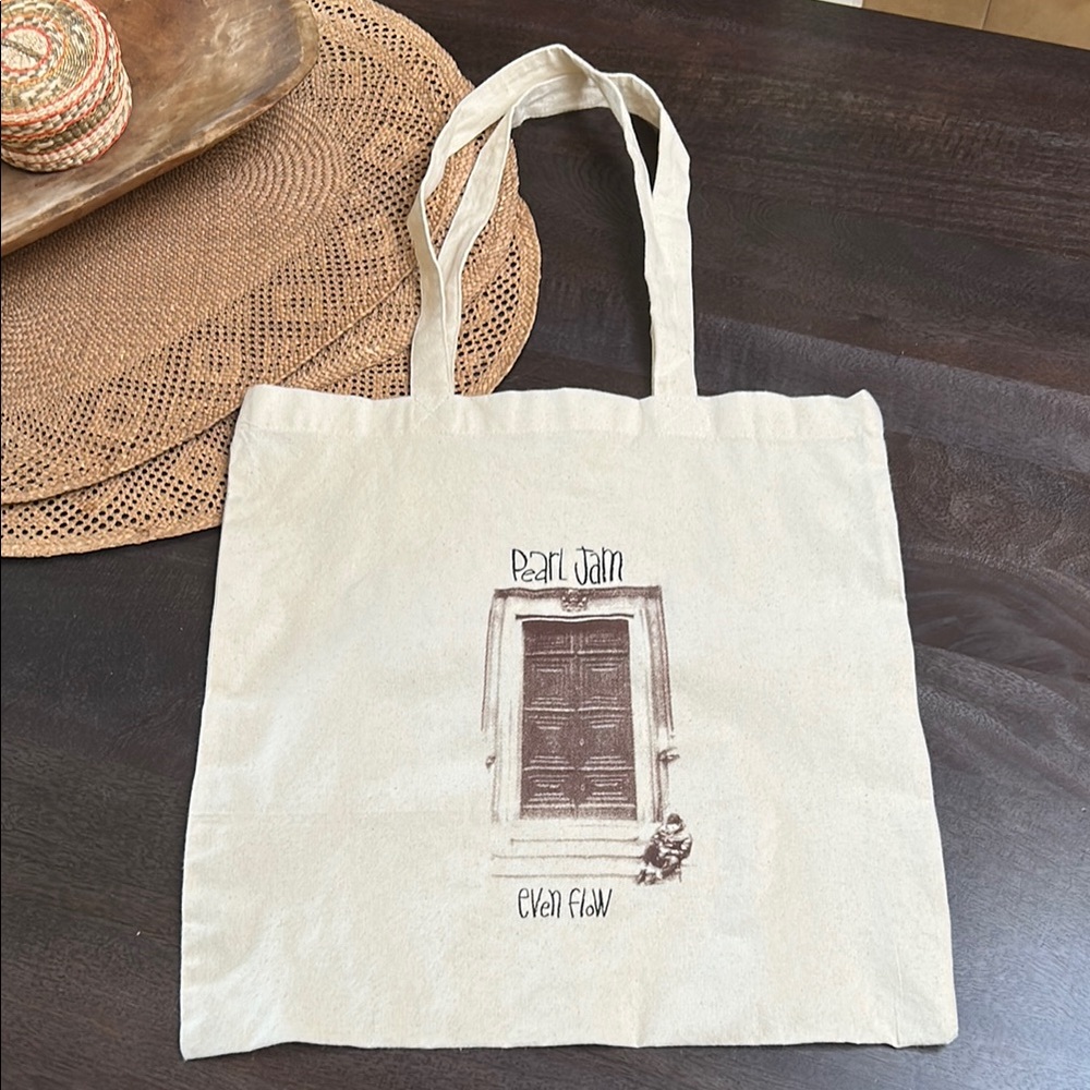 Pearl Jam Even Flow Canvas Tote Bag